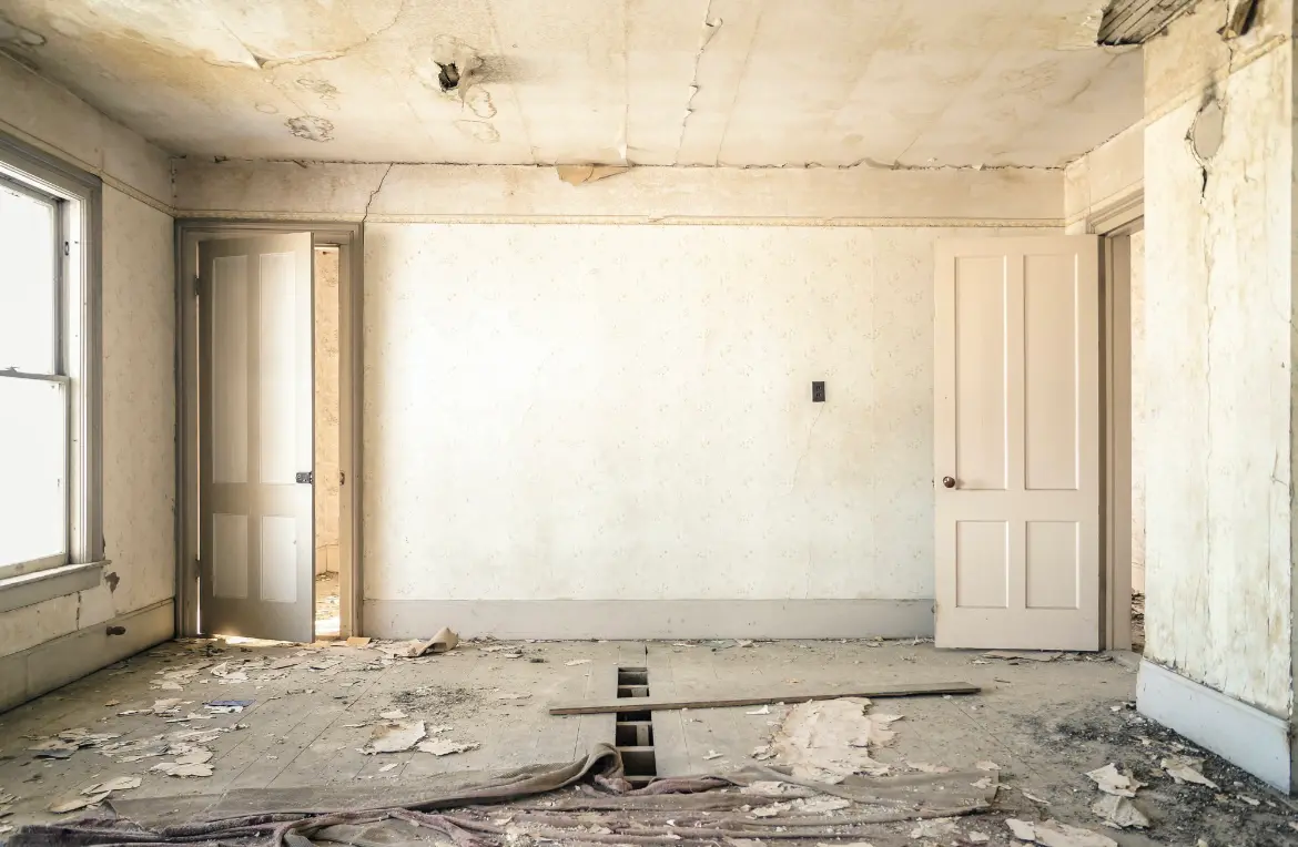 Waste disposal crew managing a cleanout project in Whitehall